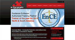 Desktop Screenshot of e-forensic.ca